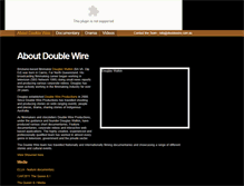 Tablet Screenshot of doublewire.com.au